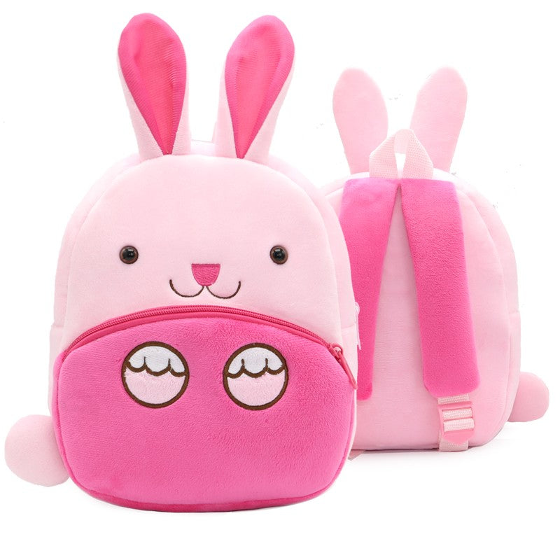 Mochila de pelúcia fofa de desenho animado, mochila de animal, mochila escolar para meninos e meninas, bolsa de lazer para passeio