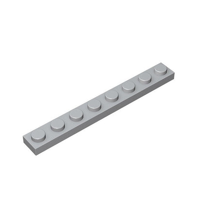 10 Peças Quebra-Cabeça Partícula 3460 Placa 1x8 Bloco de Montar Kit Pneu de Alta Tecnologia Placa de Luz de Prancha Brinquedos Presentes