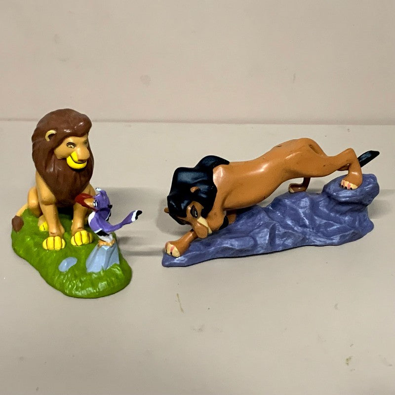 Conjunto de Figuras Disney O Rei Leão Mega Deluxe Simba Timon Mufasa Pumbaa Zazu Rafiki Girafa Zebra Anime Desenho Animado Modelo Presente Infantil
