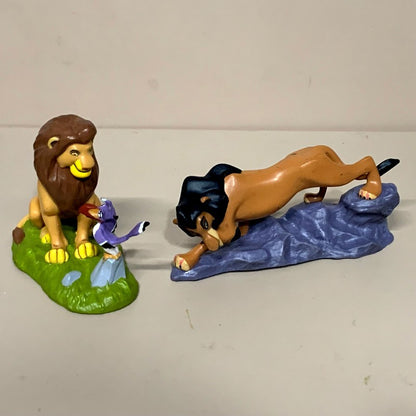 Conjunto de Figuras Disney O Rei Leão Mega Deluxe Simba Timon Mufasa Pumbaa Zazu Rafiki Girafa Zebra Anime Desenho Animado Modelo Presente Infantil