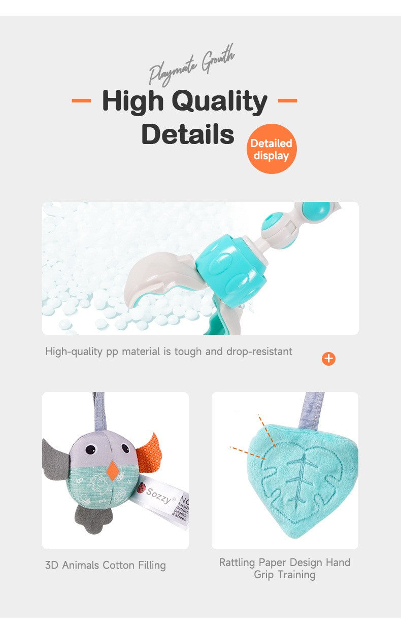 Children Activity Arch Toys Sensory Development Fine Motor Skills Toys Collapsible Hanging Mobile Toys Baby Car Seat Toys Gift