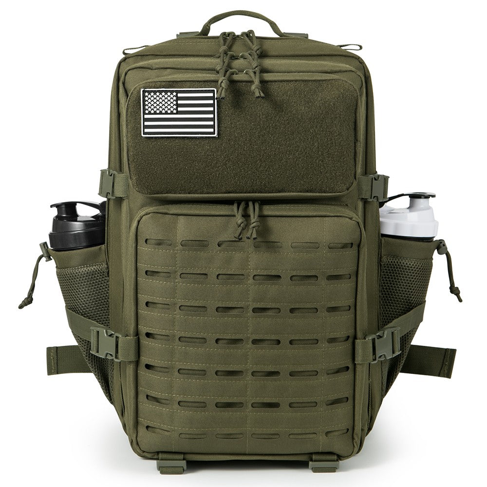 Mochila Tática 45L survival Bag Hunting MOLLE Backpack GYM Para Homens EDC Outdoor Hiking Rucksack com Suporte para Garrafa