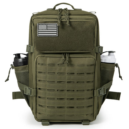 Mochila Tática 45L survival Bag Hunting MOLLE Backpack GYM Para Homens EDC Outdoor Hiking Rucksack com Suporte para Garrafa