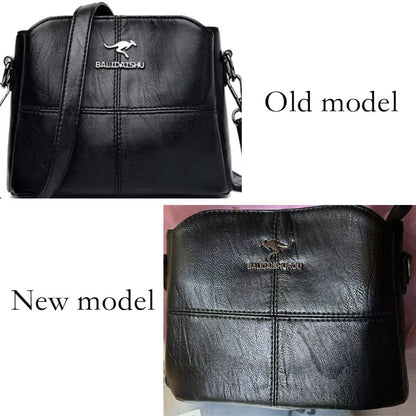 Luxury Handbag Fashion Print Large Capacity Soft Leather Women Shoulder Crossbody Bag Leisure Designer Ladies Purses and Handbag