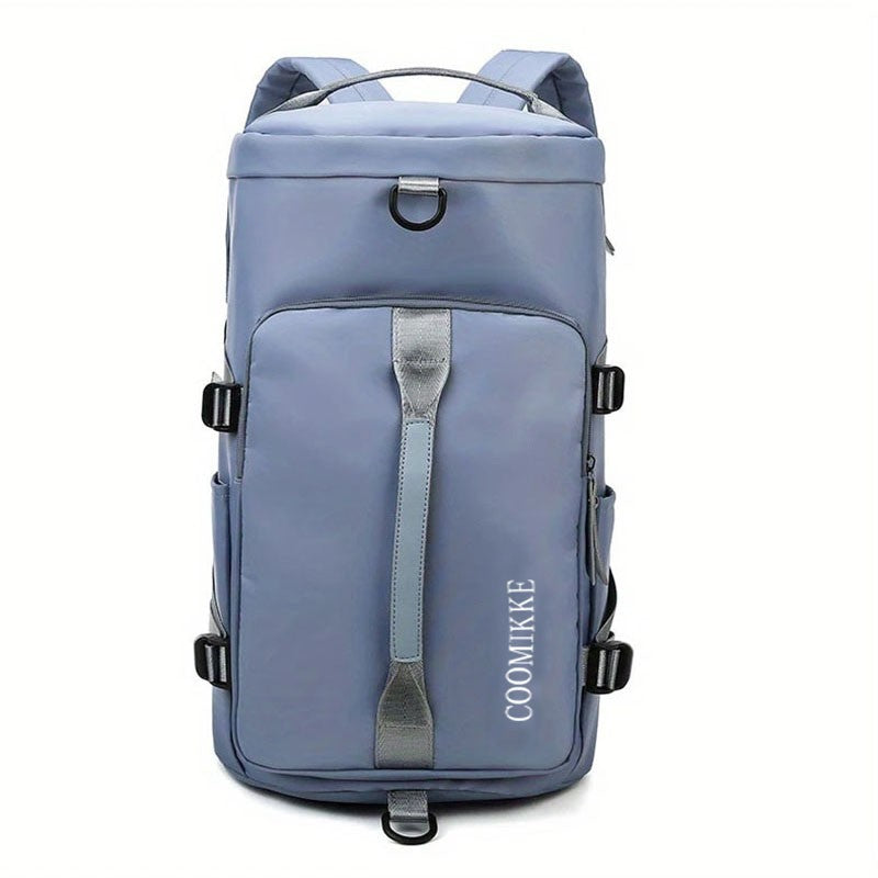 Mochila de estilo neutro para homens e mulheres, adequada para viagens e turismo, feita de material de nylon, é uma mochila de caminhada.