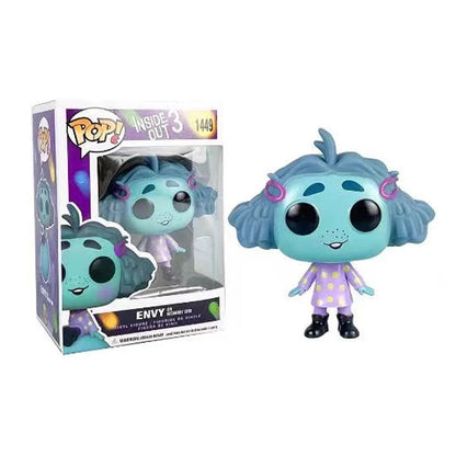 Anime Divertidamente 2 Alegria Ansiedade Raiva Tristeza Nojinho Medo Boneco POP Brinquedos de Ação Filme de Desenho Animado Bonecos de PVC