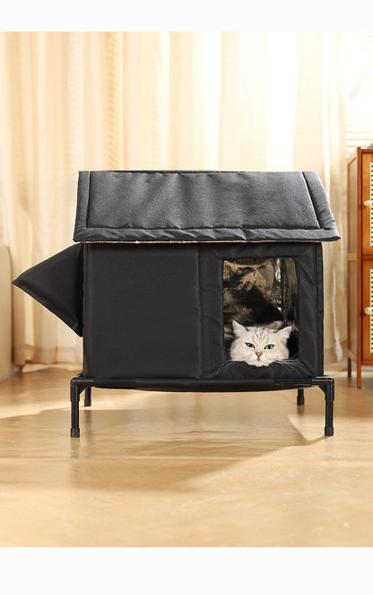 Winter Warm Cat Bed Outdoor All Season Durable Heat Retention Pet House for Cats Dogs Amazon Best Seller