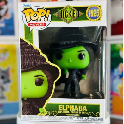 Funko Pop Oficial Original Tv Wicked Elphaba Boneco de Ação Modelo 1925 Bonecos de Escultura de Vinil Coleção de Edição Limitada Presente para Fãs