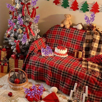 10Pcs Christmas Decoration Artificial 15heads Sparkling Berry Bouquet Xmas Tree Ornaments for Home Decor New Year Party Supplies