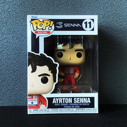 Red Bull Racing Team Ação de Corrida Funko Pop Max Verstappen Ornamento Senna Modelo Brinquedos Perez Decoração Coleção Boneca Presentes