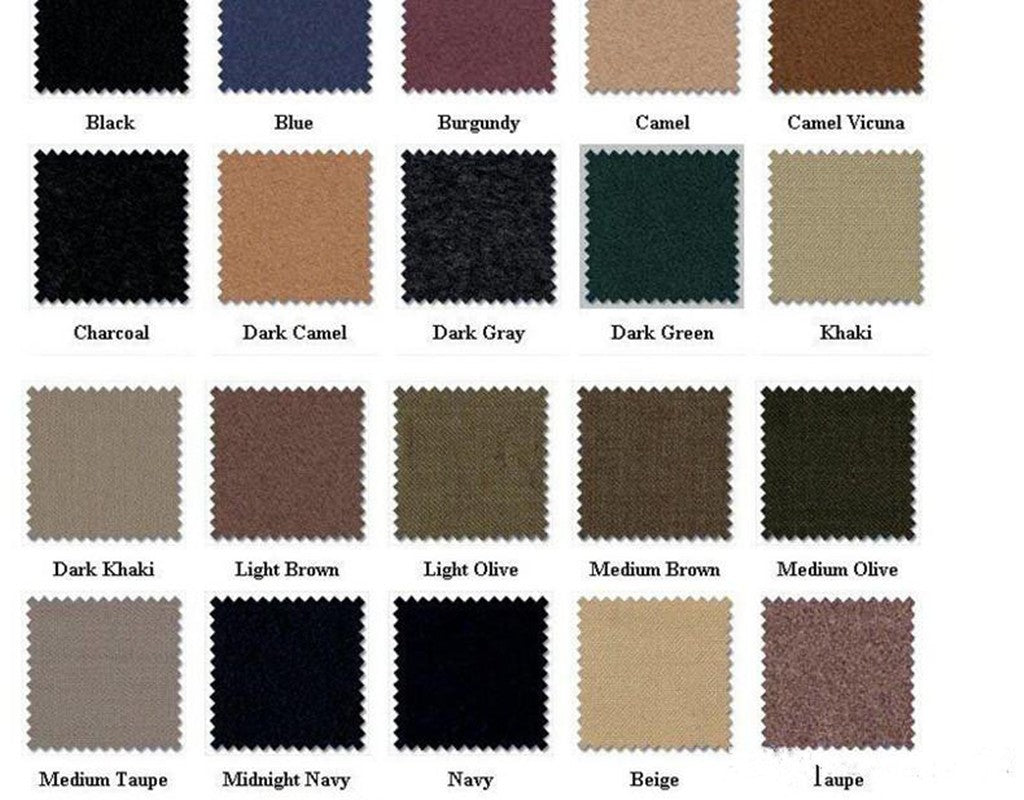 Men's Woolen Good Quality Coat Navy Blue Winter Warm Solid Double-Breasted Thick Plus V-Neck Overcoat Casual Male Overcoat