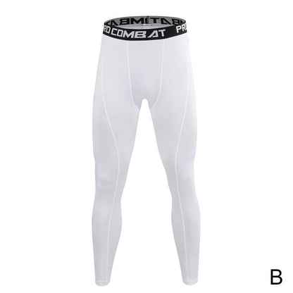 Men Compression Tight Leggings Running Sports Male Workout Bottoms Trousers Jogging Dry Yoga Pants Quick Fitness Training