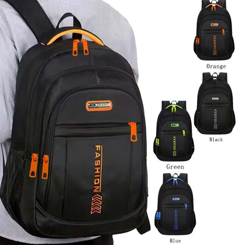 Men's and Women's Dual Shoulder Bags, School Bags, Nylon Oxford Cloth Bags, Large Capacity Travel Backpacks