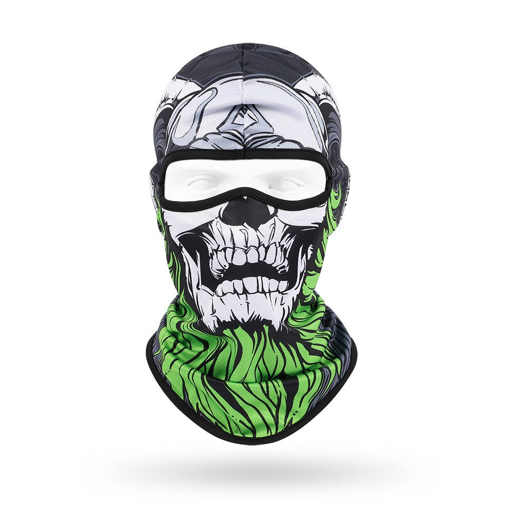 Quick-Dry Skull Face Mask - Breathable Sun Protection for Cycling & Outdoor Sports