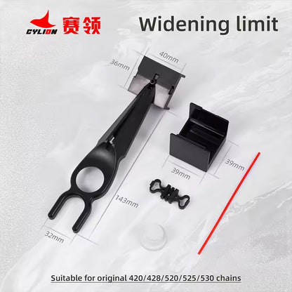 1/2PCS Lubrificador de Corrente de Moto Pulverizador Lubrificante Ferramenta Lubrificadora Cera de Corrente Sem Sujeira Anexo de Limpador de Corrente Aplicador de Óleo de Corrente