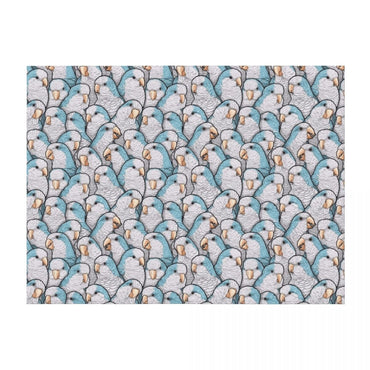 Blue Quaker Monk Parakeets Throw Blanket Flannels Comforter Kid'S sofa bed Blankets