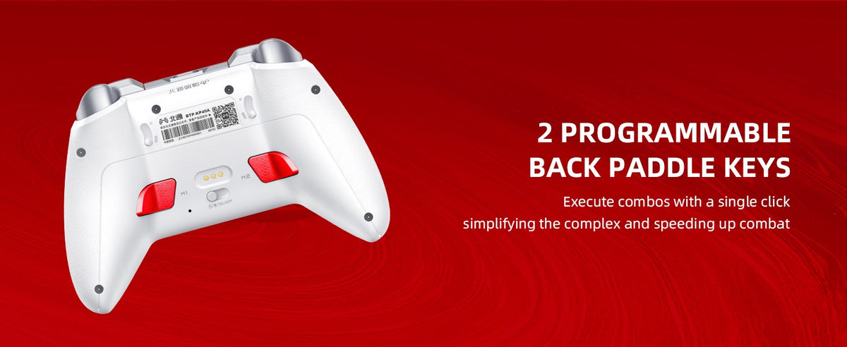 BEITONG KP40 Elite Wireless Controller for PC/Switch/iOS/Android/Steam, Adjustable TMR Joystick, 1000Hz Pro Gamepad