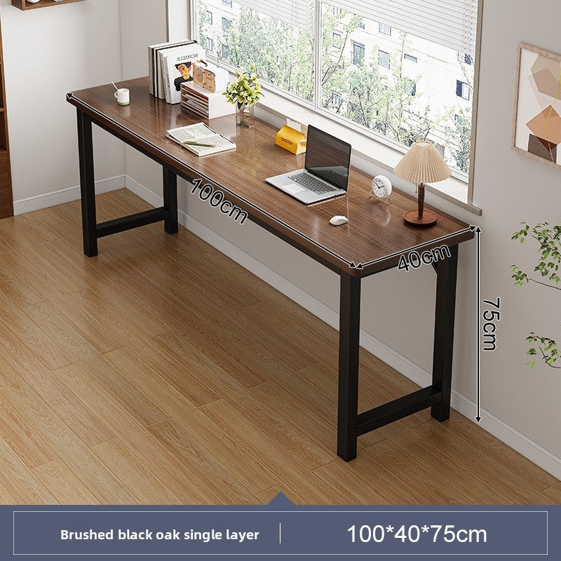 Modern Compact Dining Table Dual Purpose Study Desk Narrow Space Saving Foldable Extendable Kitchen Table Home Use Furniture