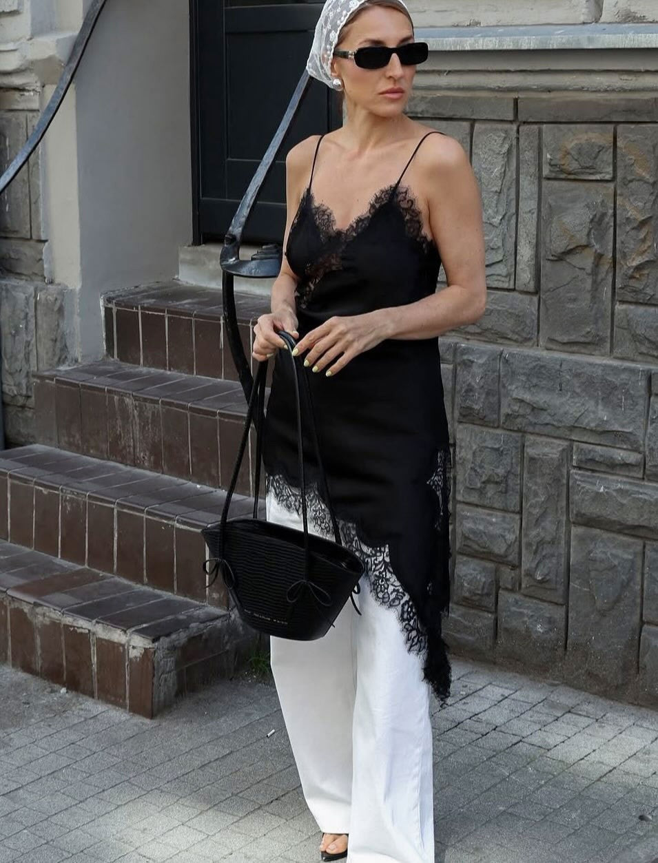 New Lace Mini Spaghetti Strap Dress For Women Irregular Backless Slit Sexy Evening Party Dress Female High Waist Bottom Dresses