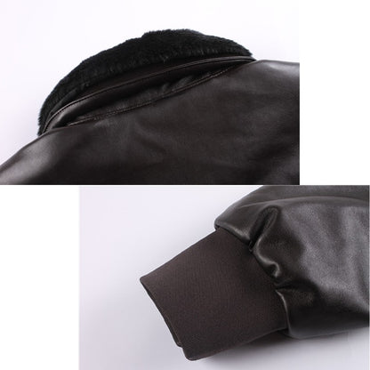 Retro Oversized Motorcycle Jacket American Air Force Pu Leather Jacket For Male Female Pilots Couple Leather Jackets Motorcycle