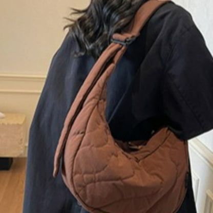 New Commuting Crossbody Bags for Women Fashion Texture and Simple Hobo Shoulder Bag Large Capacity Versatile Bags for Travel