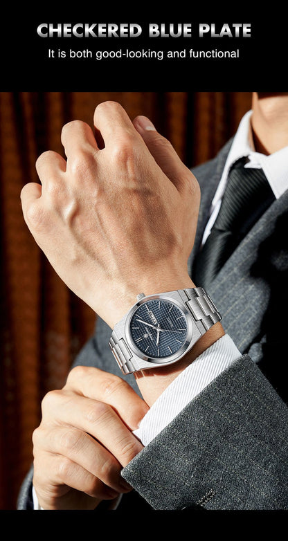 PAAZOMU Relógio Masculino de Luxo Original Moda Luminoso À Prova D'água Cronógrafo Data Relógio Masculino Couro Quartzo Relógios Masculinos Reloj