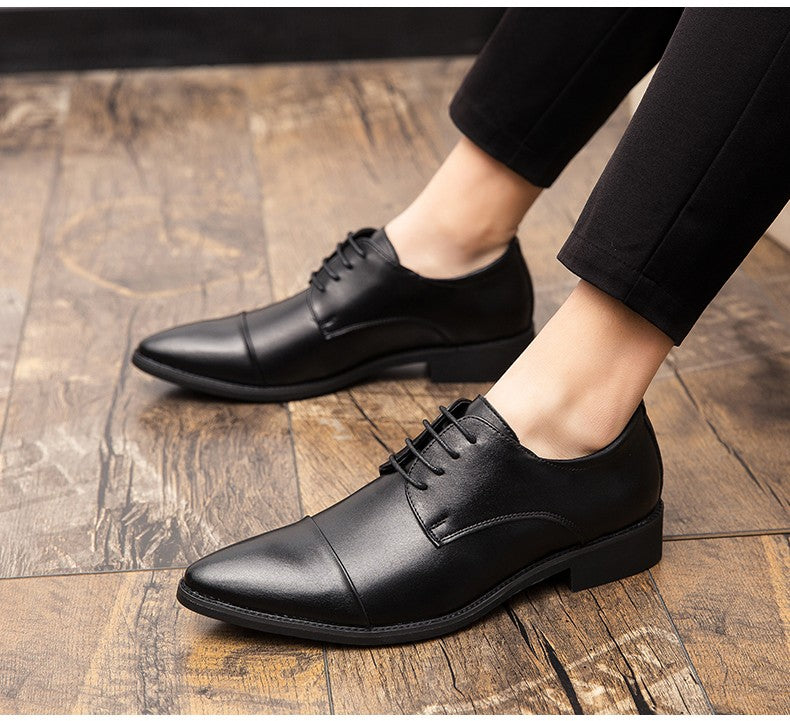 Men's Dress Shoes Classic Casual Business Leather Shoes Men Retro Office Wedding Leather Formal Social Brogues Shoes For Men