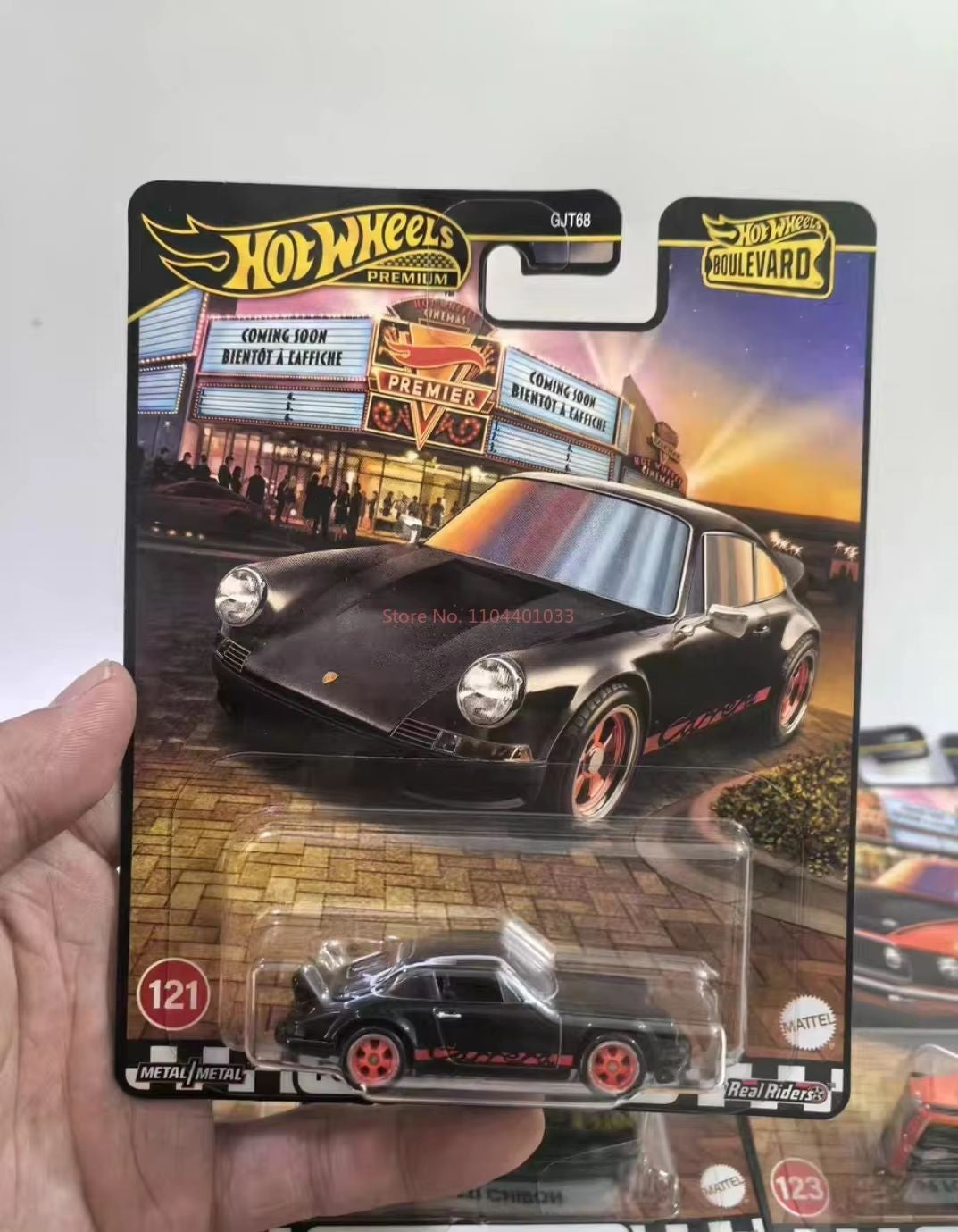 Hot Wheels Carros BOULEVARD Porsche Carrera 2.7 RS Bugatti Chiron 1/64 Modelo de Metal Fundido Coleção Veículos de Brinquedo GJT68