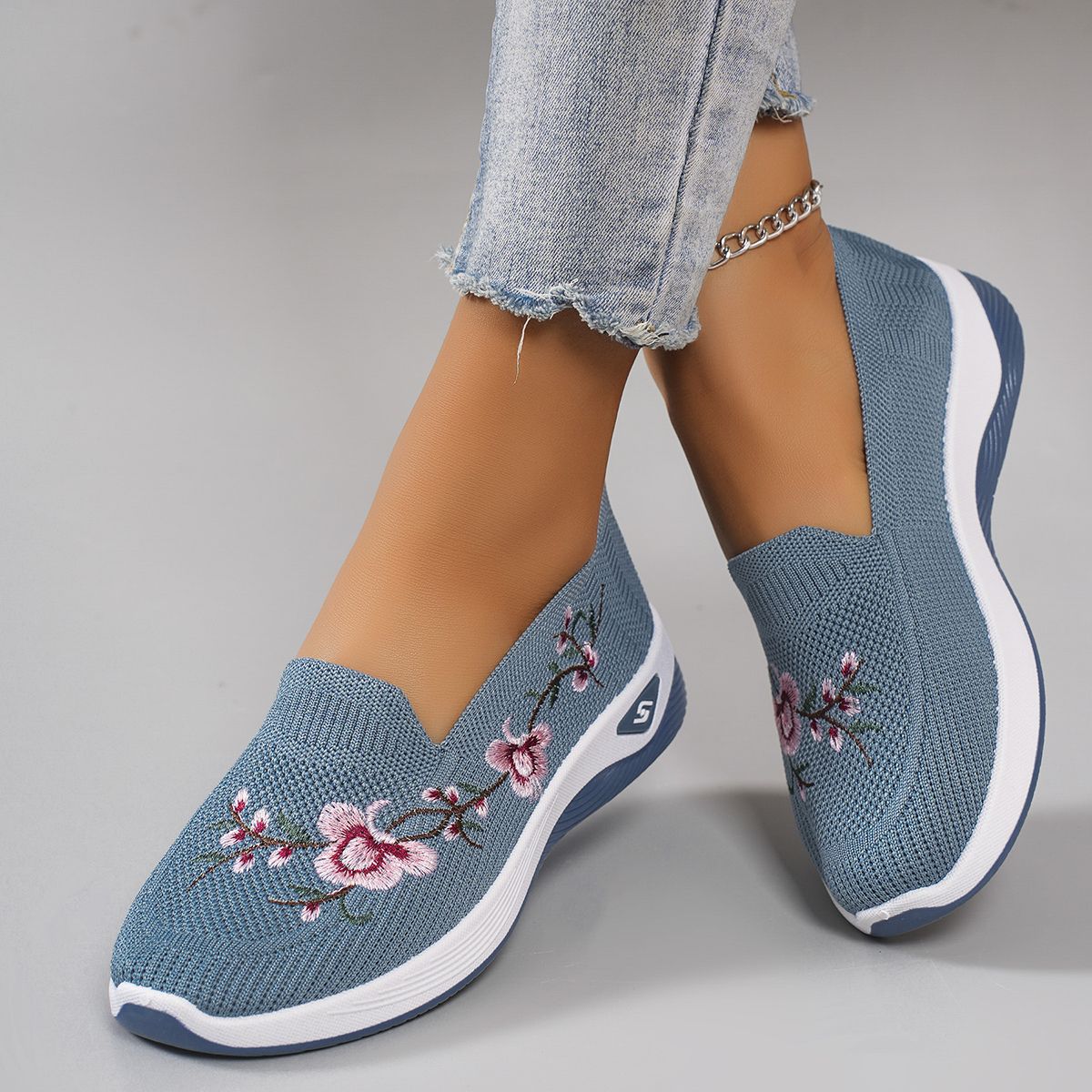 Women's summer breathable mesh flat shoes women's shoes casual sneakers shoes, clearance free shipping