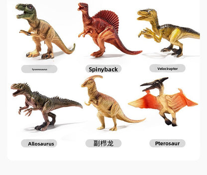 Dinossauro de Brinquedo para Menino Modelos Jurássicos Figuras de Ação PVC Tiranossauro Mundo Animal Parque Infantil Presente para Crianças de 3 Anos