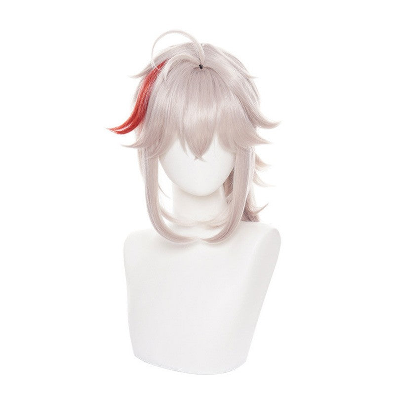 Peruca Cosplay Kazuha Genshin Impact Longa Resistente ao Calor Cabelo Halloween Kaedehara Kazuha Cosplay Perucas