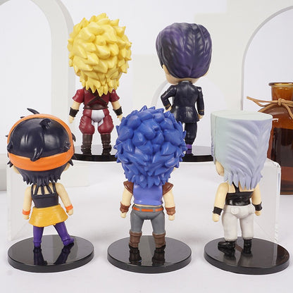 JoJo's Bizarre Adventure Jonathan Dio Higashikata Josuke Narancia Ghirga Pierre Q Versão Figuras Modelo Brinquedos Bonecas Presente