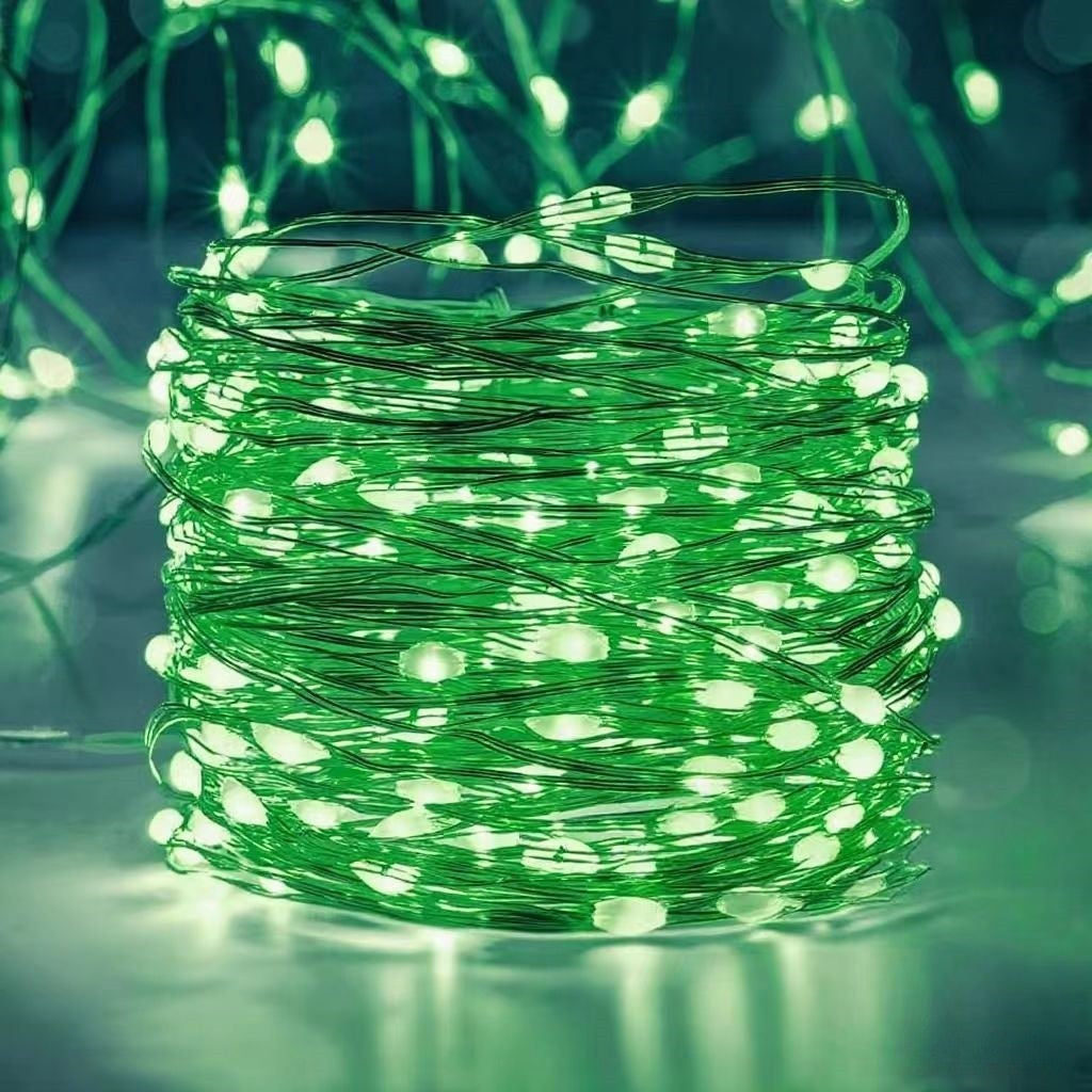 Battery Powered LED String Lights 10/20/30/50/100LED Copper Wire Lights for Camping Wedding Flowers Christmas Decoration