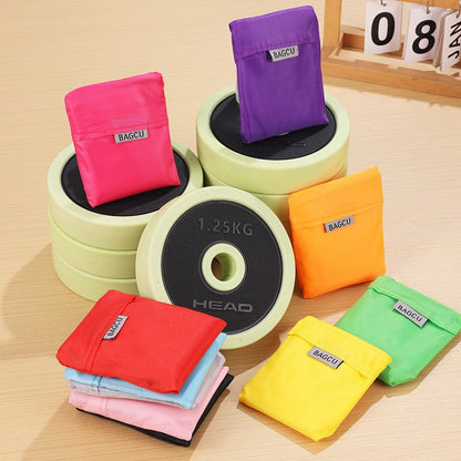 Folding 1pc shopping bags, eco-friendly portable handbags, portable bags for supermarkets and markets