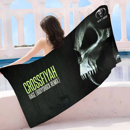 Masters Of Hardcores Microfiber Printed Beach Towel Mountain Climbing Yoga Beach Swimming Running Absorbent Soft Towel