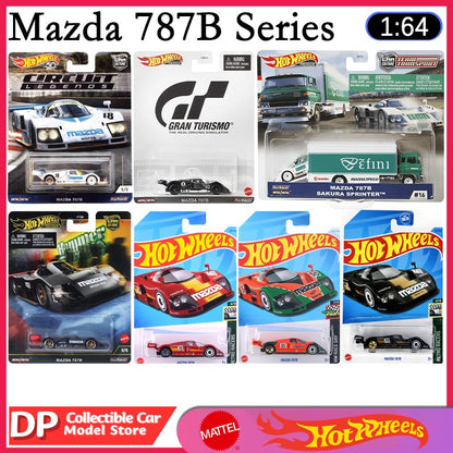 Hot Wheels  Premium Car Culture Mazda 787B Series Collectible 1:64 Scale Die-Cast Vehicle Model Cars