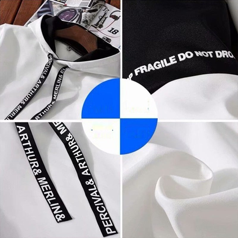 2024 Mens Tracksuit Casual Classic Hooded Sweatshirt Jogging Clothing High Quality Simplicity Versatile Printing Tops Pants Suit