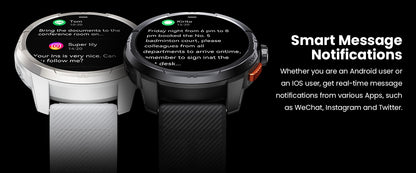 Smartwatch GPS HAYLOU Solar Ultra, Tela AMOLED de 1,6", 5ATM à prova d'água, GPS integrado, Chamadas telefônicas Bluetooth, Relógio inteligente esportivo