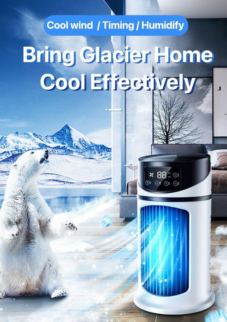 Mini Ar Condicionado Portátil USB Ventilador Refrigerador de Ar Resfriamento a Água Ar Condicionado Refrigerador de Ar para Casa e Escritório