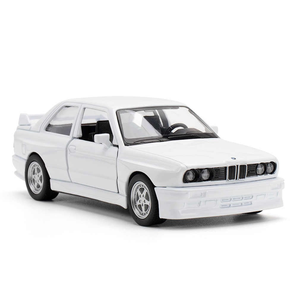 1/36 BMW M2 M3 M4 M5 Modelo de Carro de Brinquedo para Crianças RMZ City Miniatura de Metal Fundido de Corrida com Fricção para Coleção, Presente para Meninos