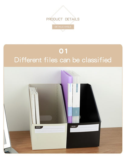 A4 Size Student Foldable Desktop Book Sorting Storage Box Office Stationery for Various Functions
