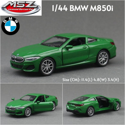 MSZ 1/43 BMW M3 M4 X6 X7 Mini Cooper SUV Carro Esportivo de Corrida Brinquedo Modelo Diecast Metal Miniatura Coleção de Fricção Presente Infantil
