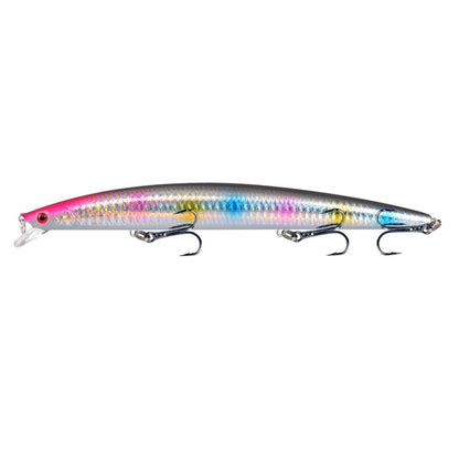 1pcs 18cm 24g Minnow Fishing Lure Laser Hard Artificial Bait Plastic Big Fake Fish Lures Sea Fishing Bait Crankbait Wobblers
