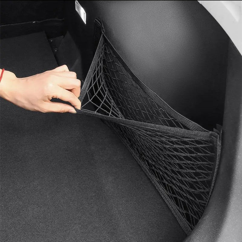 Saco de Armazenamento de Porta-Malas de Carro Adesivo de Rede Para Acessórios Toyota Corolla Avensis Yaris Rav4 Auris Hilux Prius Prado Camry Celica