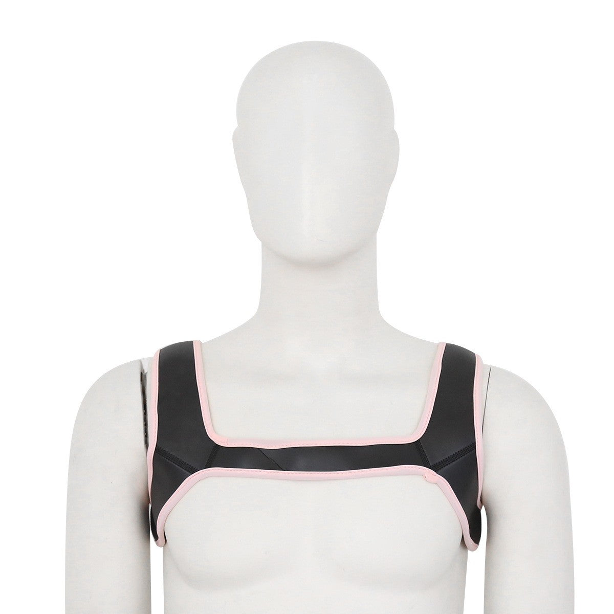 Sexy Men Chest Harness Neoprene Double Shoulder Straps for Carnival Party Caostume Accessories Strap Punk Men Chest Harness Belt