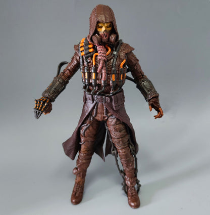 Multiverse Bat-Herói Dr.-Destino Atom Espantalho Silêncio Mulher-Maravilha Dourada 7" Boneco de Ação Solto