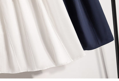 Korean Style Casual Versatile Long Skirt Plus Size Skirts Women 2025 Autumn New Fashionable High Elastic Waist A Line Skirt