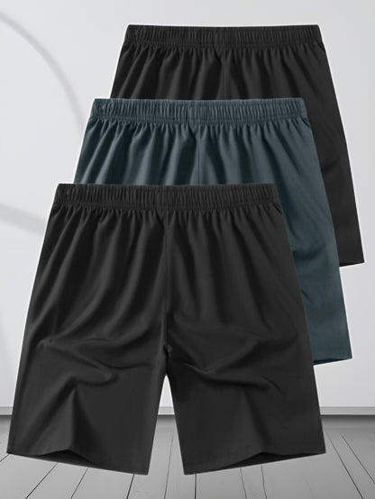 3pcs Casual Shorts Men's Running Sports Shorts Gym Shorts for Men Fitness Basketbal Sportswear Beach Short Pants Jogging Sweatpa