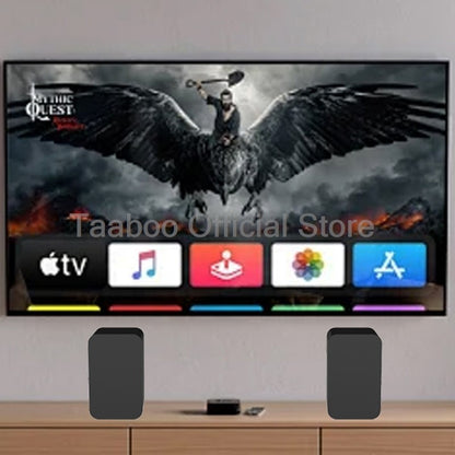 Caixa de Som Bluetooth 3 polegadas 40W Ativa 360 Echo Sound System Áudio HiFi Óptico USB AUX para Gamer Home Theater Computador