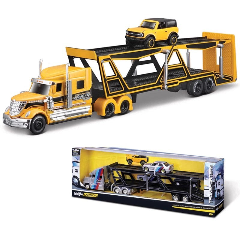 New In Stock Maisto 1:64 International Lonestar 2019 Ford Gt Heavy Transport Vehicle Alloy Miniature Diecast Model Car Toys Gift